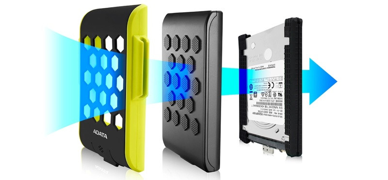 Dysk zewnętrzny HDD ADATA HD720 AHD720-1TU31-CBL (1TB; 2.5"; USB 3.2; niebieski) - zdjęcie 5