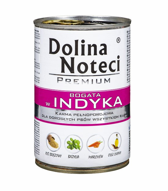 DOLINA NOTECI Premium bogata w indyka - mokra karma dla psa - 400g - zdjęcie 1