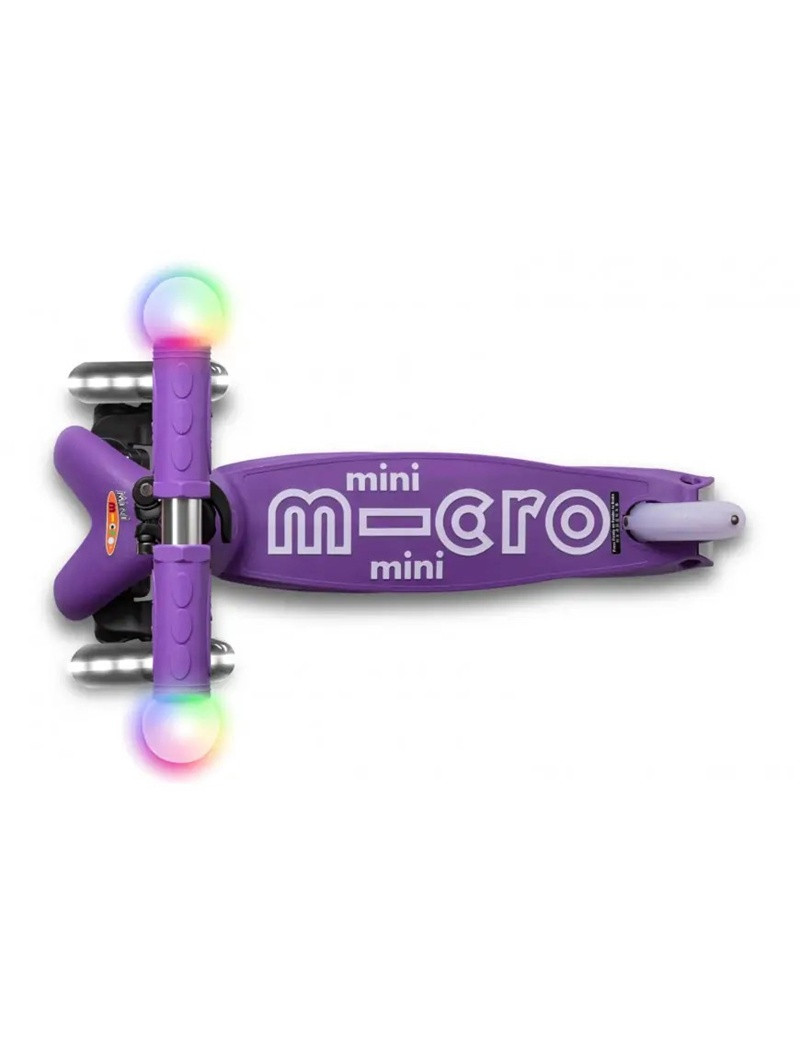 Micro Hulajnoga Mini Deluxe Magic Purple LED - zdjęcie 2