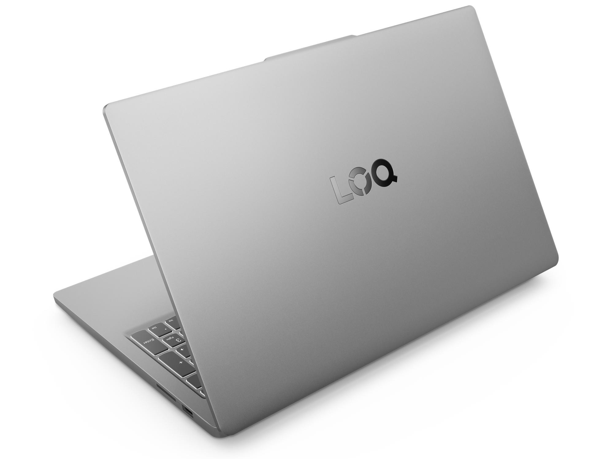 Lenovo LOQ 15IAX9E i5-12450HX 15.6" FHD IPS 300nits AG 144Hz 16GB DDR5 4800 SSD512 GeForce RTX 2050 4GB NoOS Luna Grey - zdjęcie 5