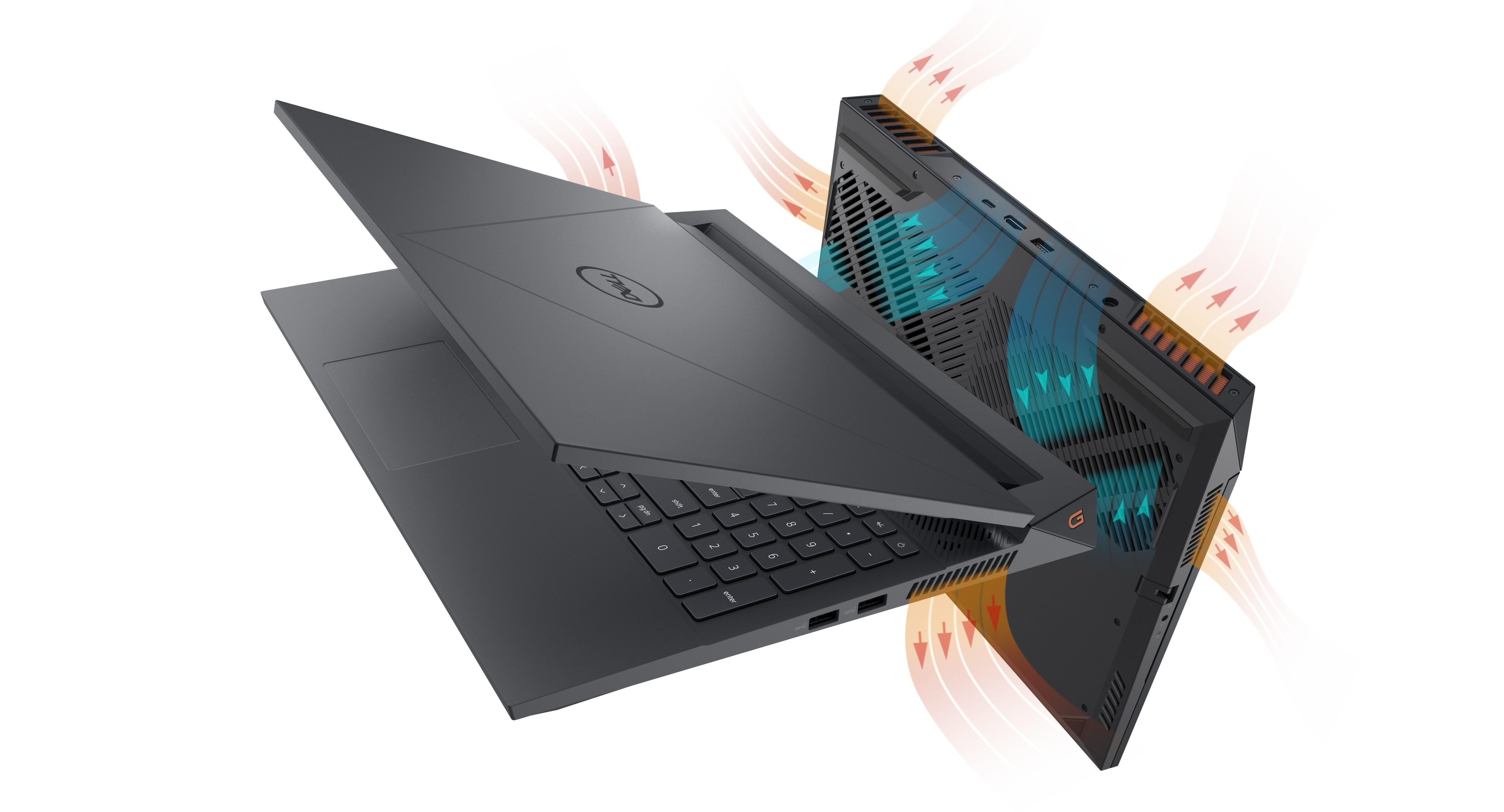Dell G15 5530 i7-13650HX 15,6" FHD 165Hz 16GB DDR5 4800 SSD512 GeForce RTX 4050_6GB 86Wh NoOS Dark Shadow Gray - zdjęcie 5