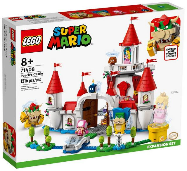 LEGO Super Mario 71408 Zamek Peach - zestaw rozszerzający - zdjęcie 1