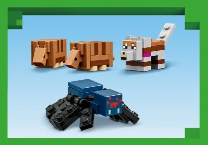 LEGO MINECRAFT 21269 Minecraft Wyprawa do pancernikowej kopalni - zdjęcie 3