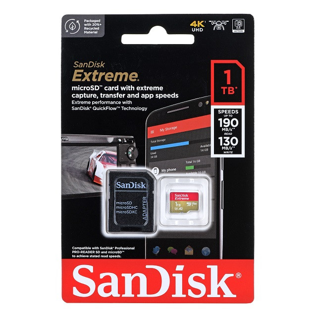 SANDISK EXTREME SDHC 32 GB 100/60 MB/s C10 V30 UHS- - zdjęcie 2