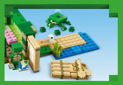 LEGO Minecraft 21254 Domek na plaży żółwi - zdjęcie 5