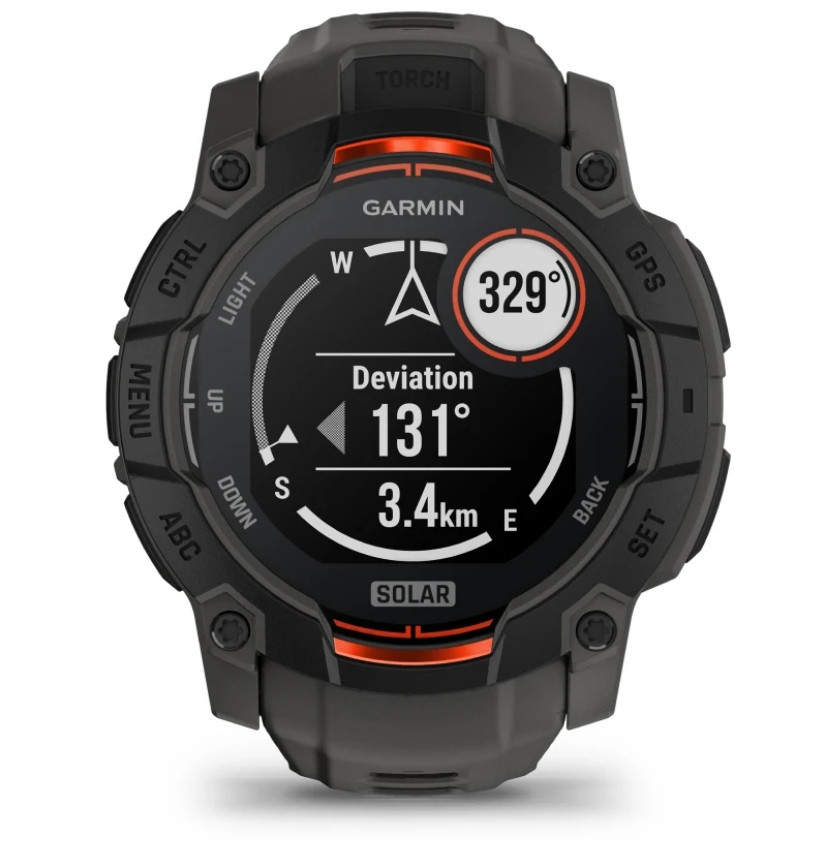 Smartwatch GARMIN Instinct 3 50mm SOLAR Black - zdjęcie 7