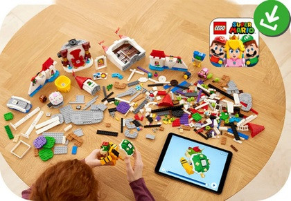 LEGO Super Mario 71408 Zamek Peach - zestaw rozszerzający - zdjęcie 8