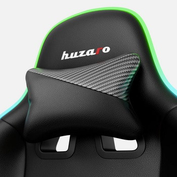 Fotel gamingowy Huzaro Force 6.2 Black RGB - zdjęcie 6