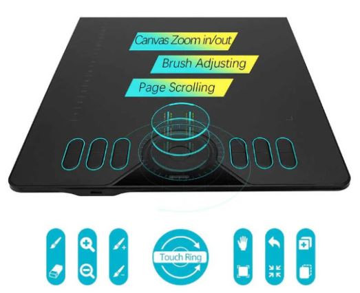 Tablet graficzny Huion HS610 - zdjęcie 4