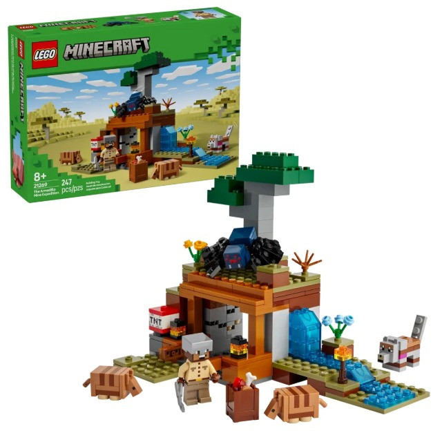 LEGO MINECRAFT 21269 Minecraft Wyprawa do pancernikowej kopalni - zdjęcie 1