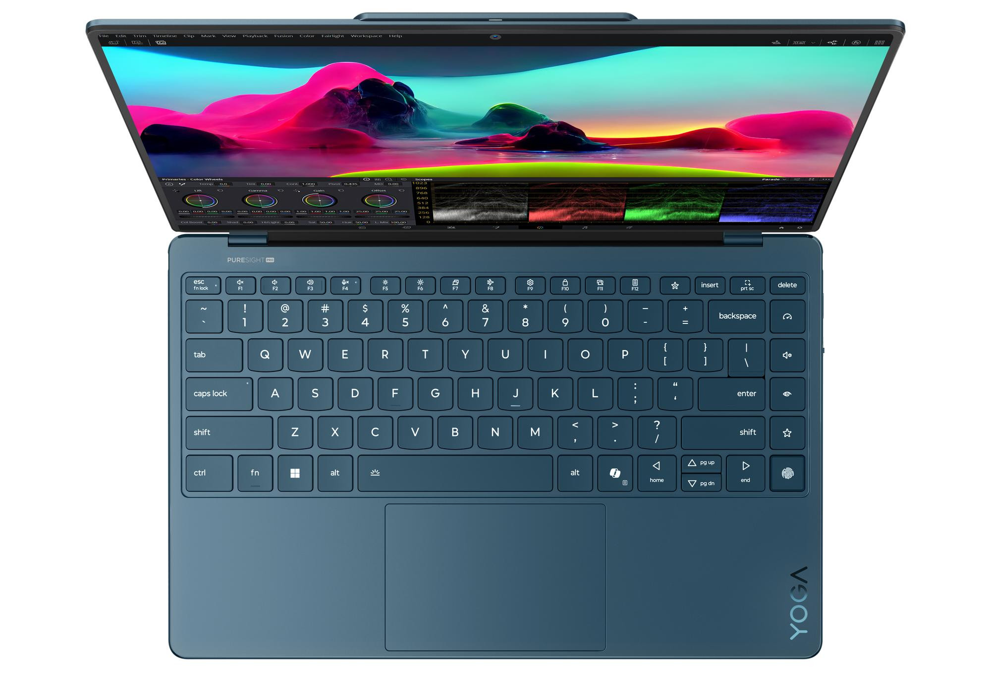 Lenovo Yoga Slim 9 14ILL10 Ultra 7 258V 14" 4K WQUXGA OLED 750nits Glossy 120Hz 32GB LPDDR5x-8533 SSD1TB Arc Graphics 140V Win11 Tidal Teal - zdjęcie 2