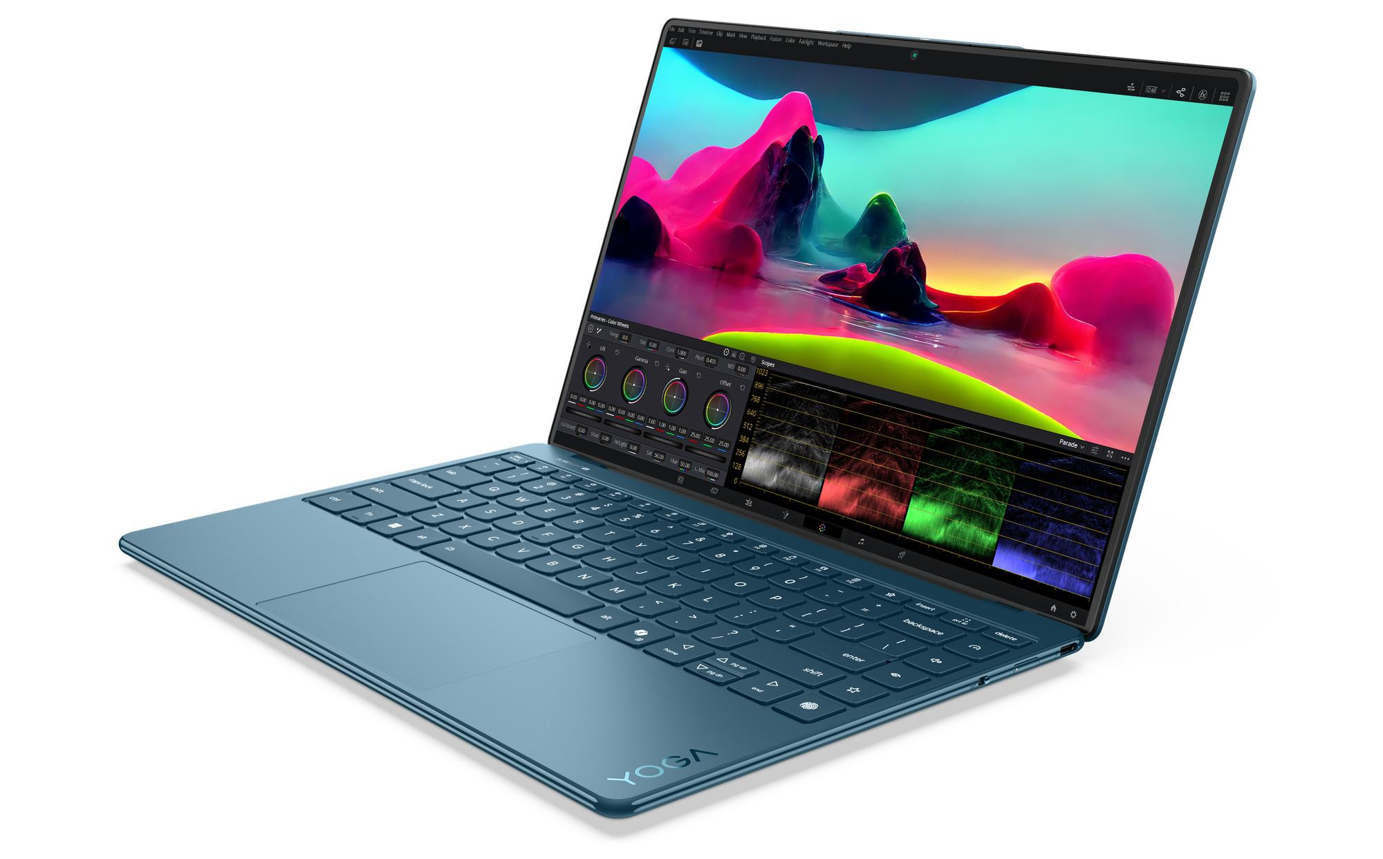 Lenovo Yoga Slim 9 14ILL10 Ultra 7 258V 14" 4K WQUXGA OLED 750nits Glossy 120Hz 32GB LPDDR5x-8533 SSD1TB Arc Graphics 140V Win11 Tidal Teal - zdjęcie 4