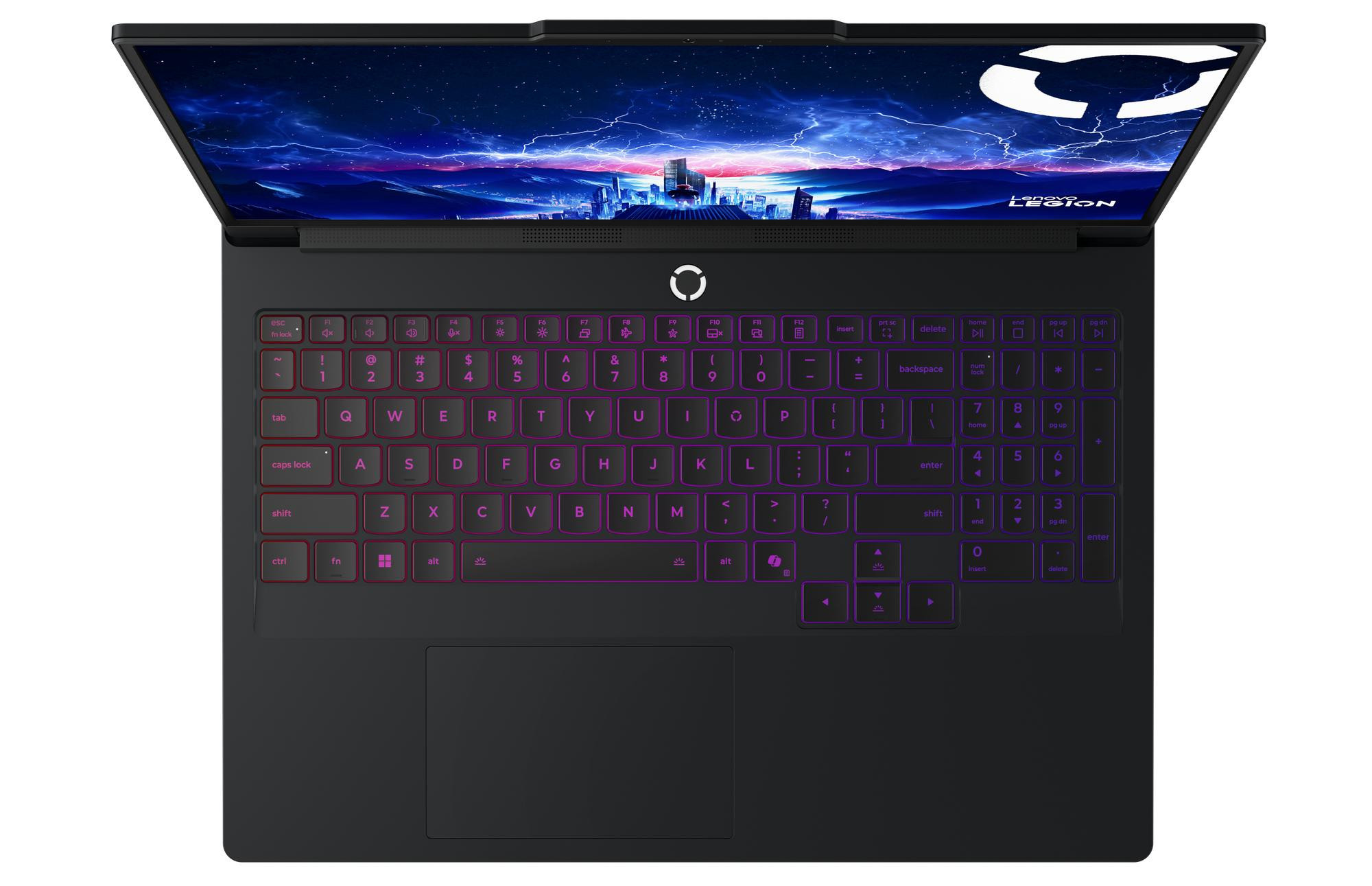 Lenovo Legion Pro 7 16IAX10H Ultra 9 275HX 16" WQXGA OLED 500nits Glossy 240Hz 64GB DDR5 SSD1TB GeForce RTX 5080 16GB NoOS Eclipse Black - zdjęcie 2