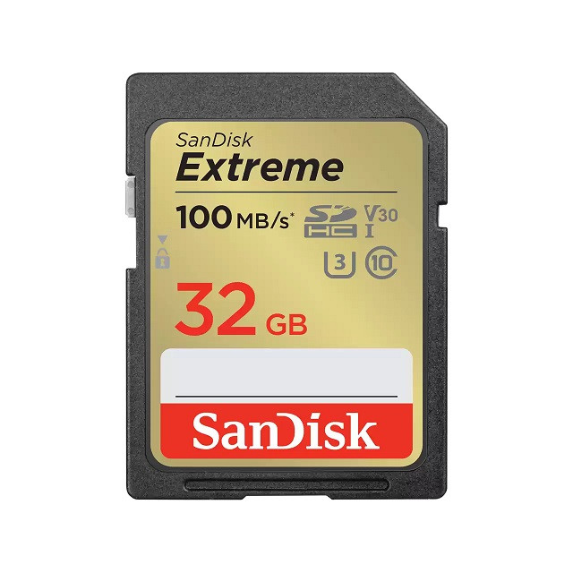 SANDISK EXTREME SDHC 32 GB 100/60 MB/s C10 V30 UHS- - zdjęcie 1