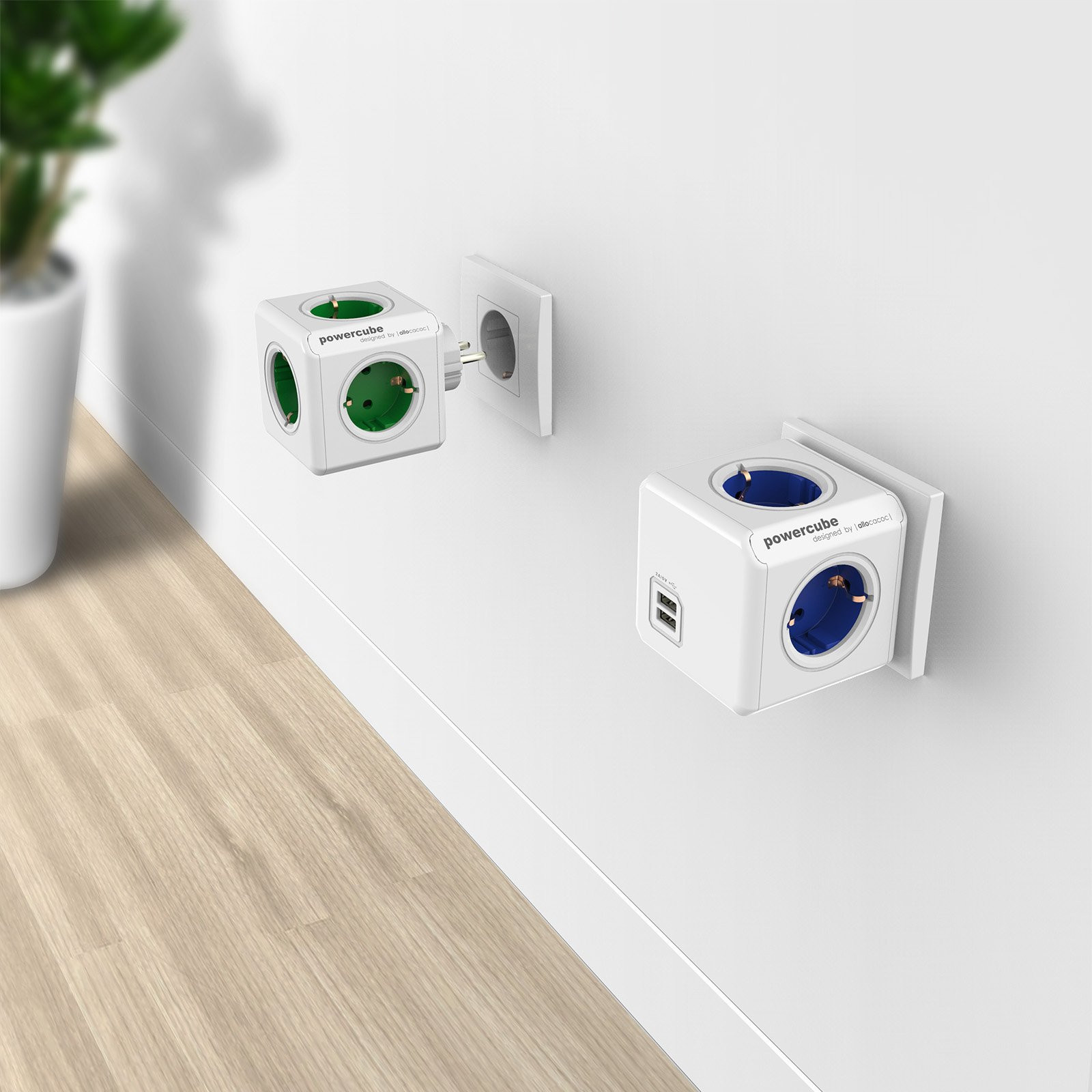 Allocacoc Przedłużacz PowerCube Original USB Grey - zdjęcie 7