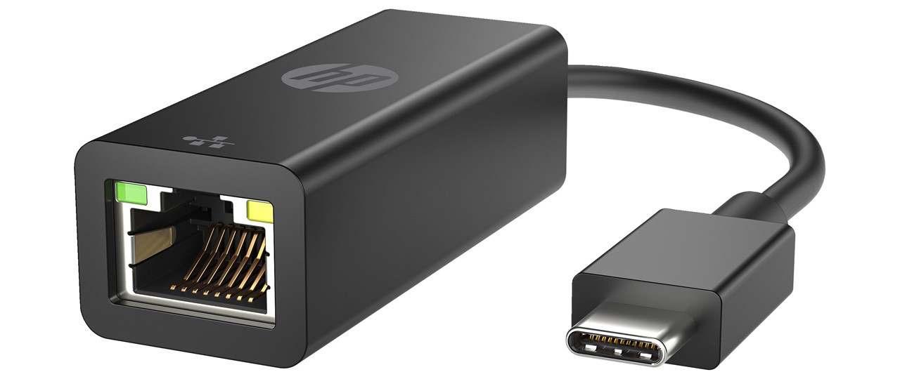Przejściówka HP USB-C to RJ45 Adapter G2 czarna 4Z534AA - zdjęcie 1