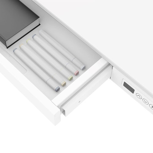 Biurko ACTIVEJET z elektryczną regulacją wysokości 140x70 ET119W-C biały - zdjęcie 4