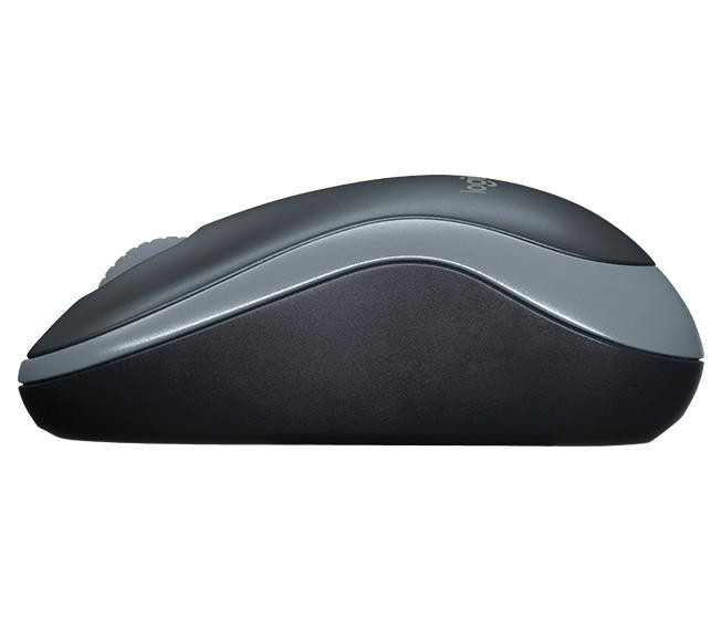 Mysz Logitech M185 bezprzewodowa, czerwona - zdjęcie 3