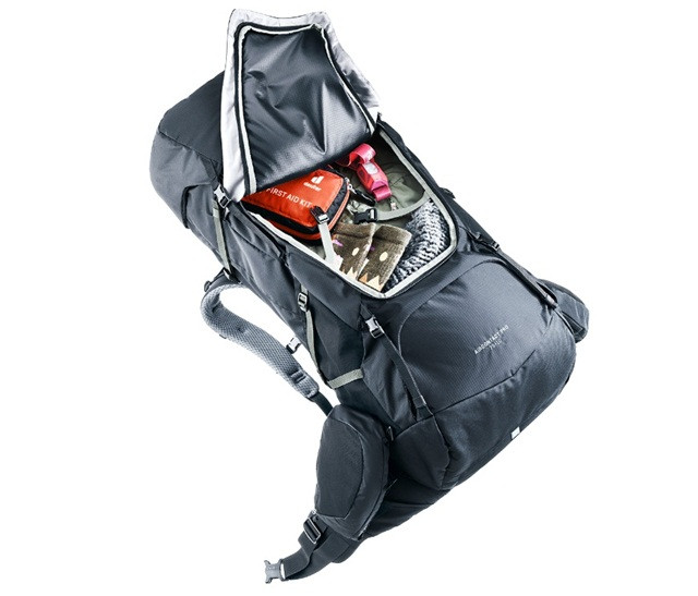 Plecak turystyczny Deuter Aircontact Pro 75+10 black - zdjęcie 5