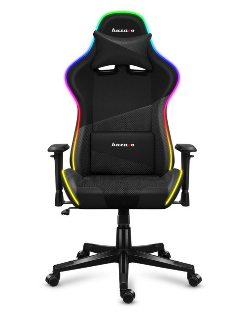 Fotel gamingowy Huzaro Force 6.2 Black RGB - zdjęcie 2