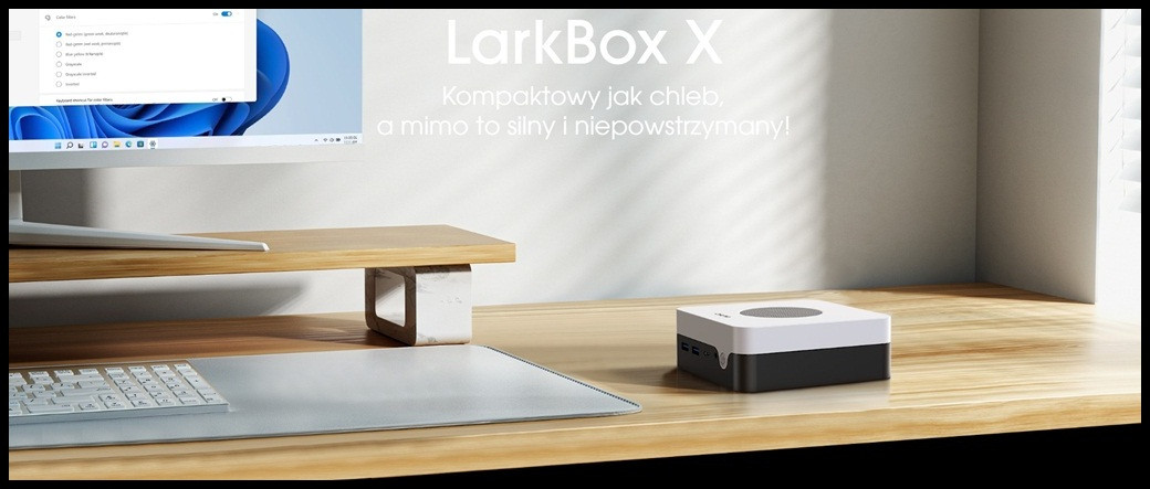 PC Chuwi Larkbox X N100 12GB SSD 512GB BT Win 11 - zdjęcie 1