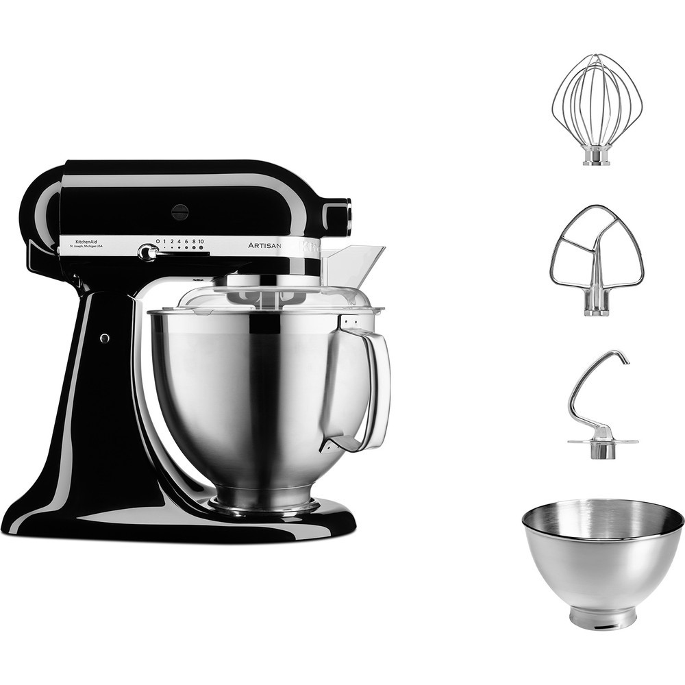 Robot KitchenAid Artisan 5KSM185PSEOB czarny - zdjęcie 2