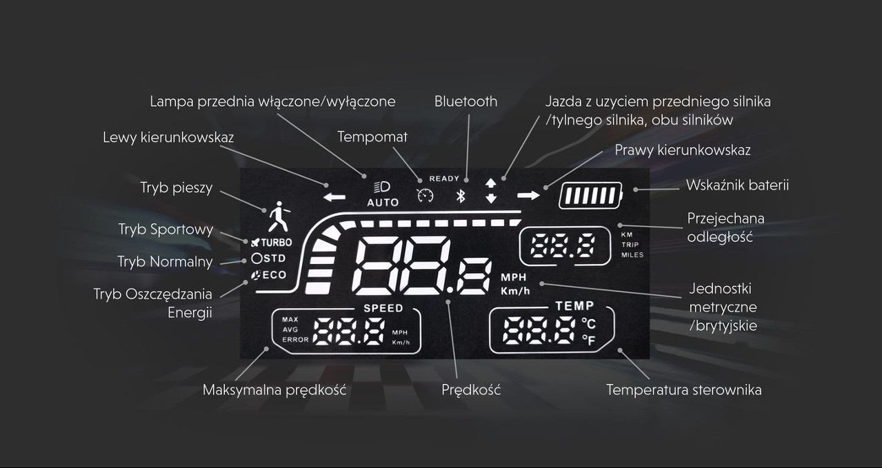 Hulajnoga elektryczna RUPTOR R6 V3 Czarny - zdjęcie 12