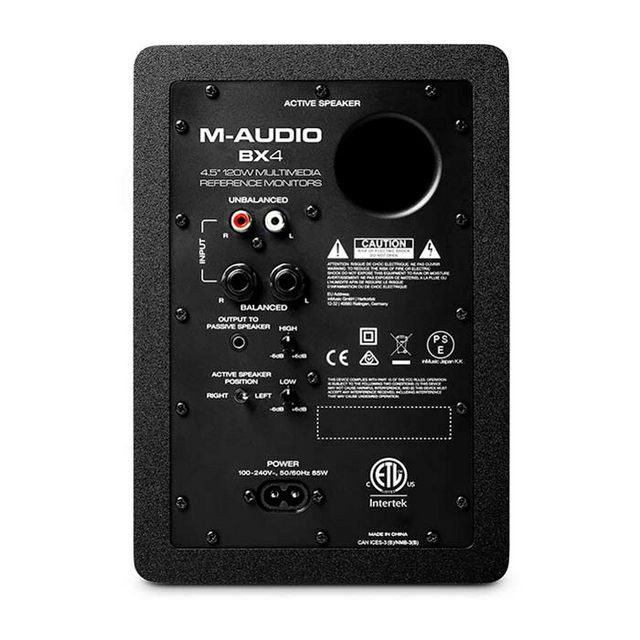M-AUDIO BX4 Pair - Para Aktywnych Monitorów - zdjęcie 2