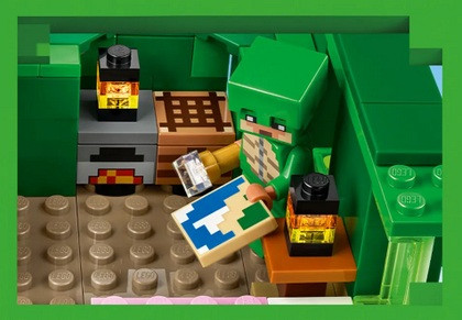 LEGO Minecraft 21254 Domek na plaży żółwi - zdjęcie 3