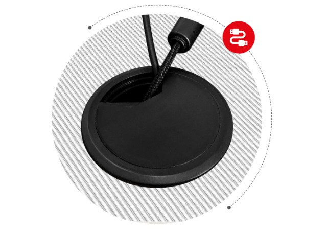 Biurko gamingowe Huzaro Hero 7.0 White - zdjęcie 5