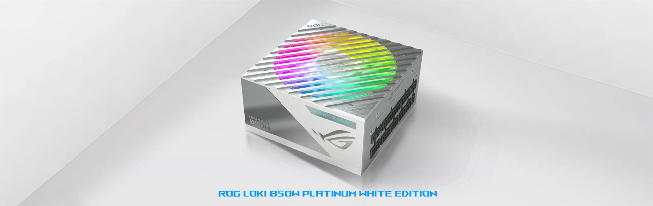 Zasilacz Asus ROG LOKI 850P WHITE SFXL - zdjęcie 1
