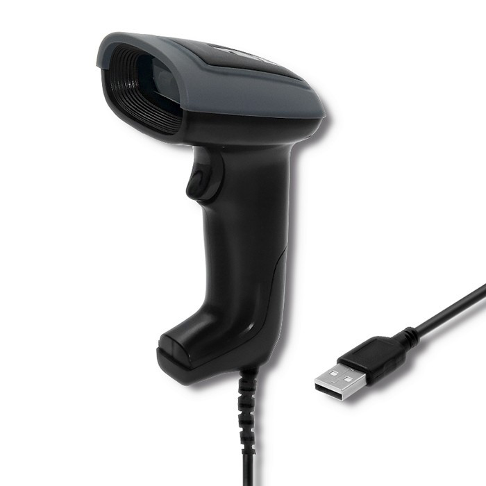 QOLTEC CZYTNIK KODÓW KRESKOWYCH 1D I 2D | USB - zdjęcie 1