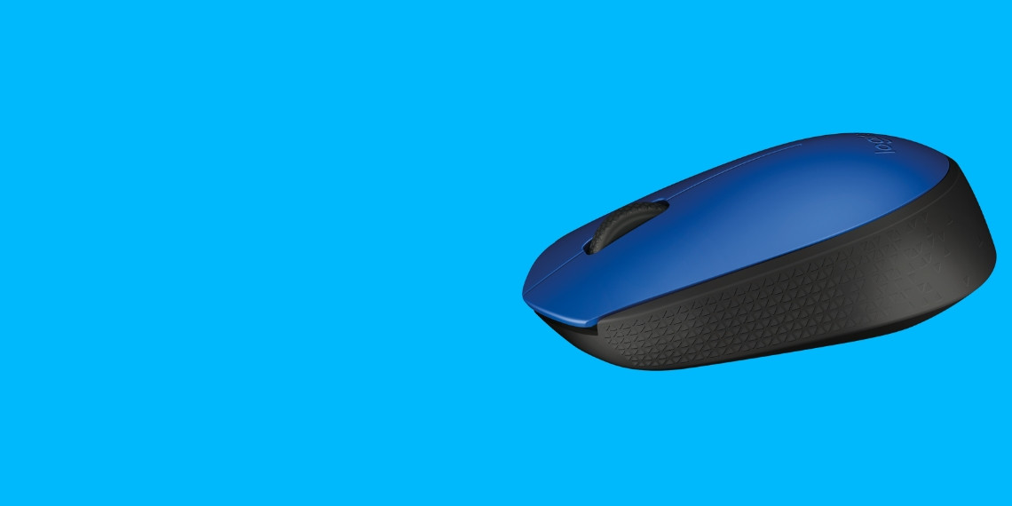 Mysz Logitech M171 bezprzewodowa, niebieska - zdjęcie 1