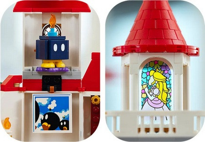 LEGO Super Mario 71408 Zamek Peach - zestaw rozszerzający - zdjęcie 5