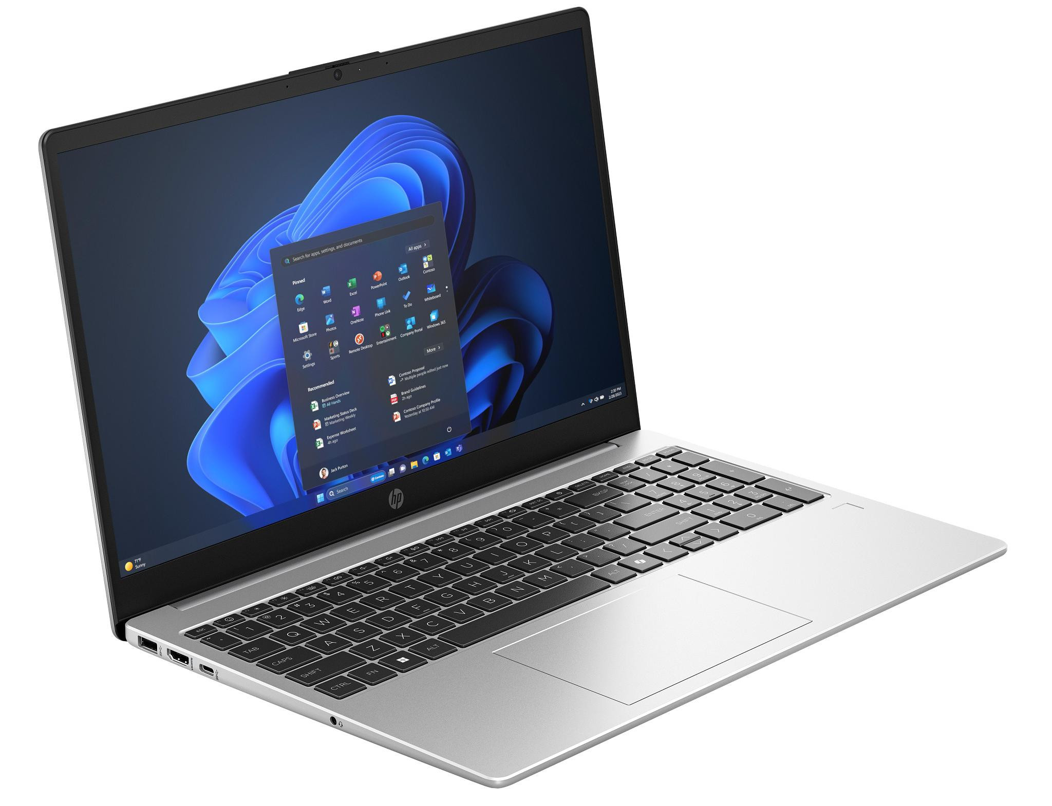 HP 250 G10 Ultra 5 120U 15.6"FHD SVA 250nits AG 16GB DDR4 SSD512 Iris Xe Graphics Cam720p 41Wh Win11 2Y - zdjęcie 3