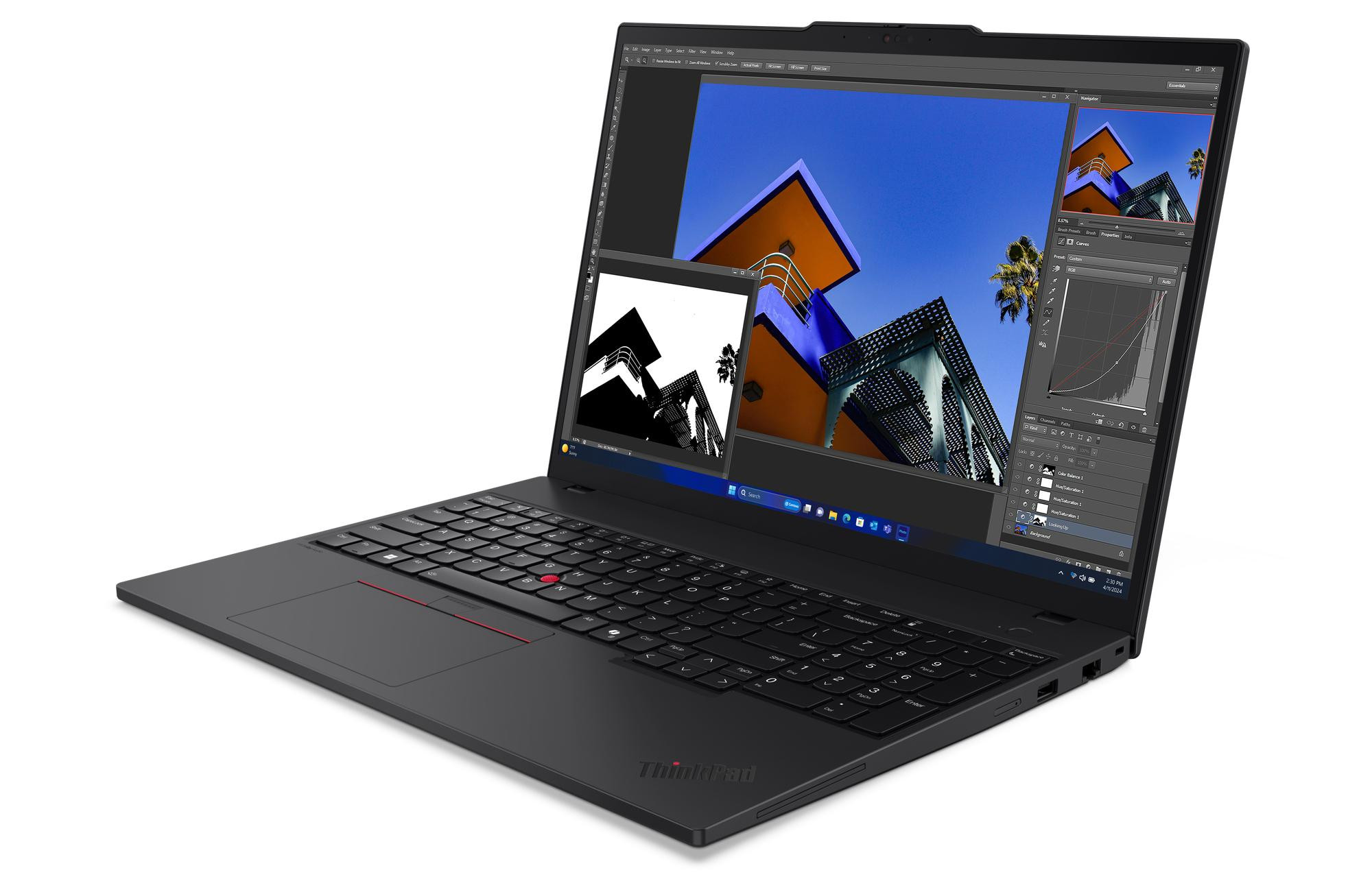 Lenovo ThinkPad T16 G3 Ultra 7 155U 16.0" WUXGA IPS 300nits AG 16GB DDR5 SSD512 Arc W11Pro Black 3Y OnSite - zdjęcie 4
