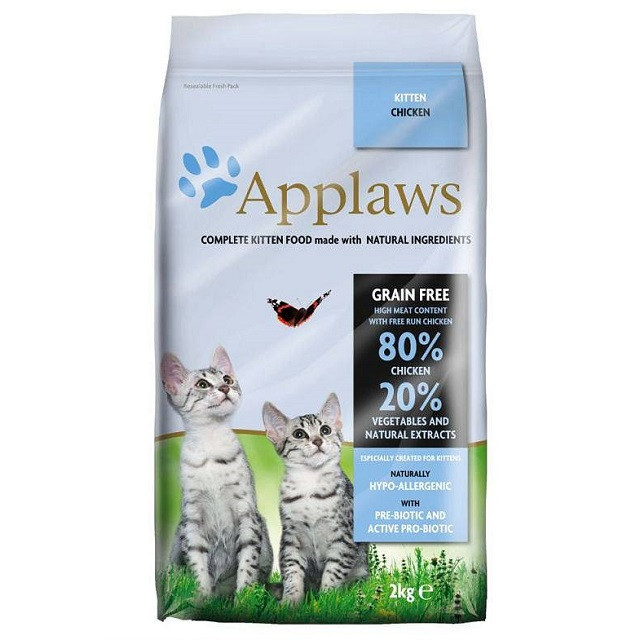 APPLAWS Kurczak dla kociąt - sucha karma dla kota - 2kg - zdjęcie 1