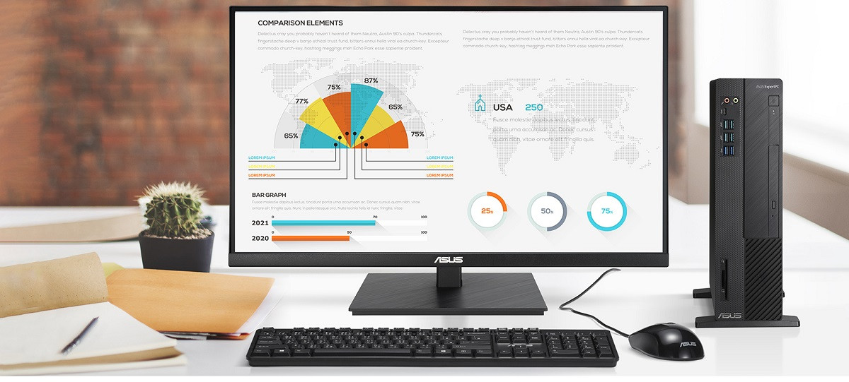 MONITOR ASUS 27" VA27AQSB - zdjęcie 2
