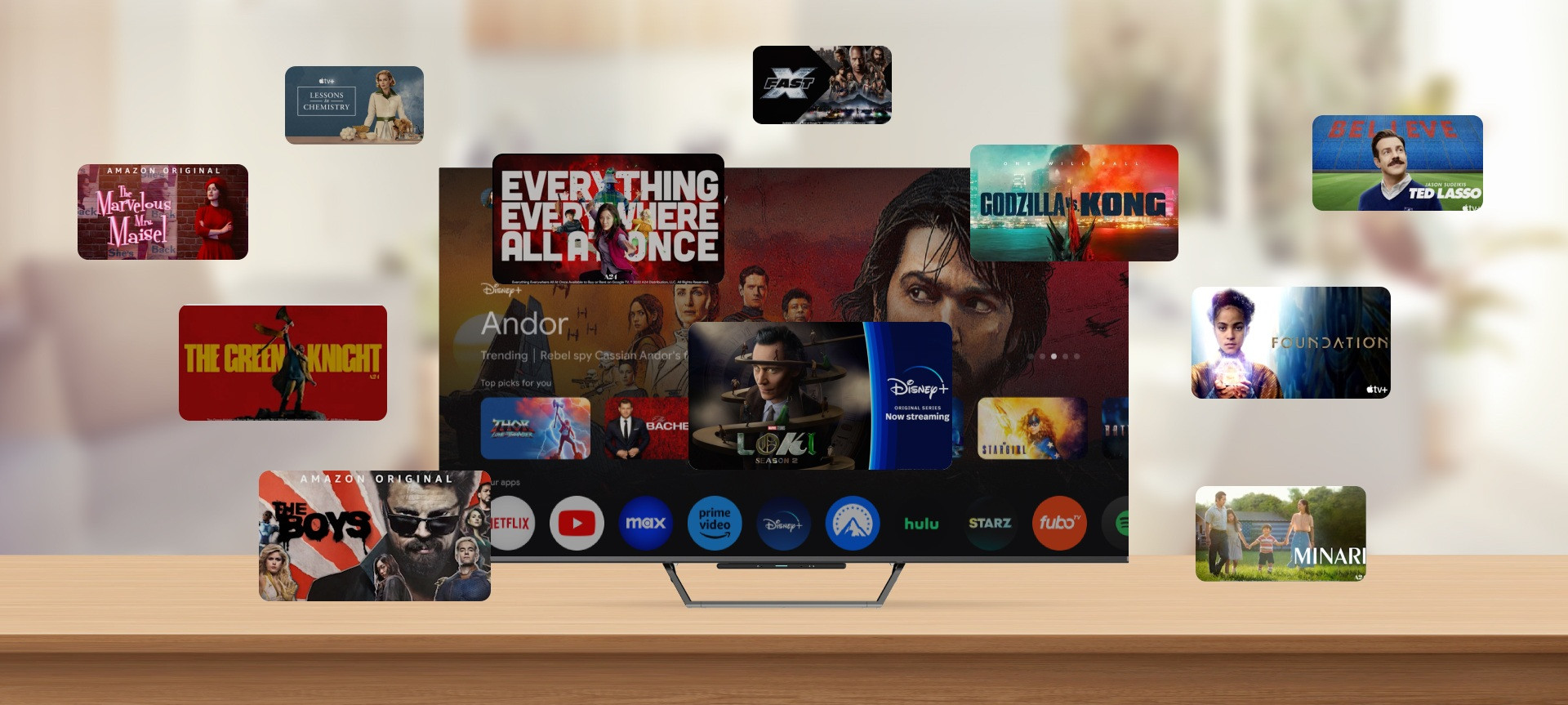 Telewizor 65" METZ QLED 65MQE7600Z 4K Ultra HD Google TV HDR HLG Dolby VISION-ATMOS - zdjęcie 12