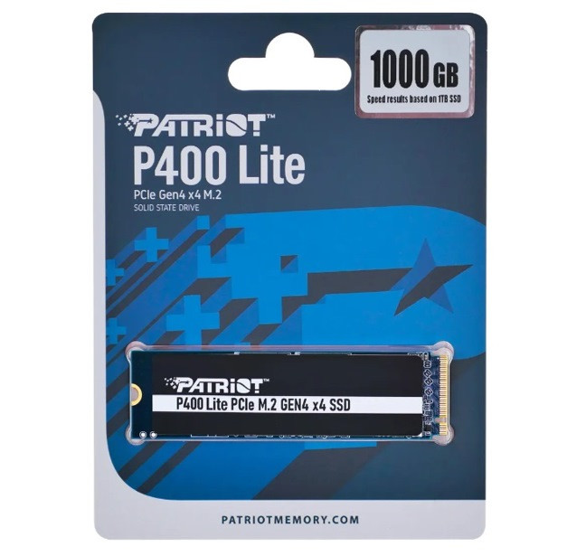 Dysk SSD Patriot P400 Lite 1TB M.2 2280 PCI-E x4 Gen4 NVMe (P400LP1KGM28H) - zdjęcie 1