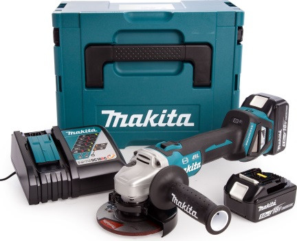 Szlifierka kątowa akum. 18V MAKITA DGA504RT3J - zdjęcie 2